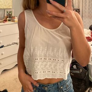 White tank top